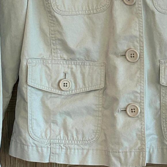L.L. Bean Women's Utility Jacket Beige Size PM Outdoors - Picture 4 of 8